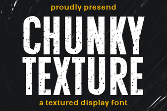 Artful Chunky Fonts for Bold Design Projects