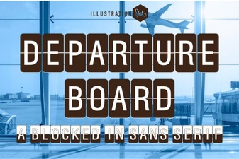 Design Your Own Digital Departure Board Typography